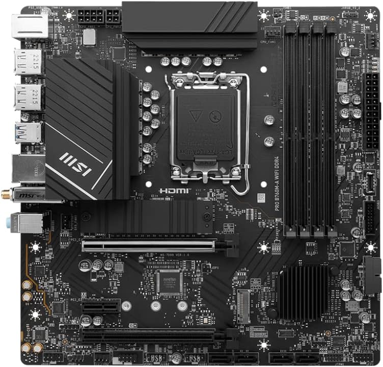 MSI Motherboard PRO B760M-A WIFI DDR4 MSI Motherboard PRO B760M-A WIFI DDR4